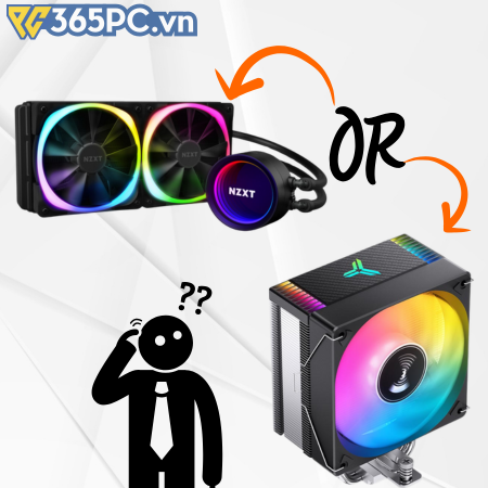 Tản nhiệt khí vs tản AIO – Loại nào mát hơn cho CPU gaming?