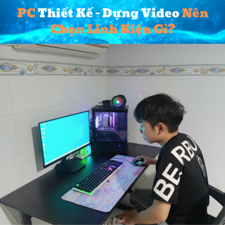 PC Thiết Kế – Dựng Video Nên Chọn Linh Kiện Gì?