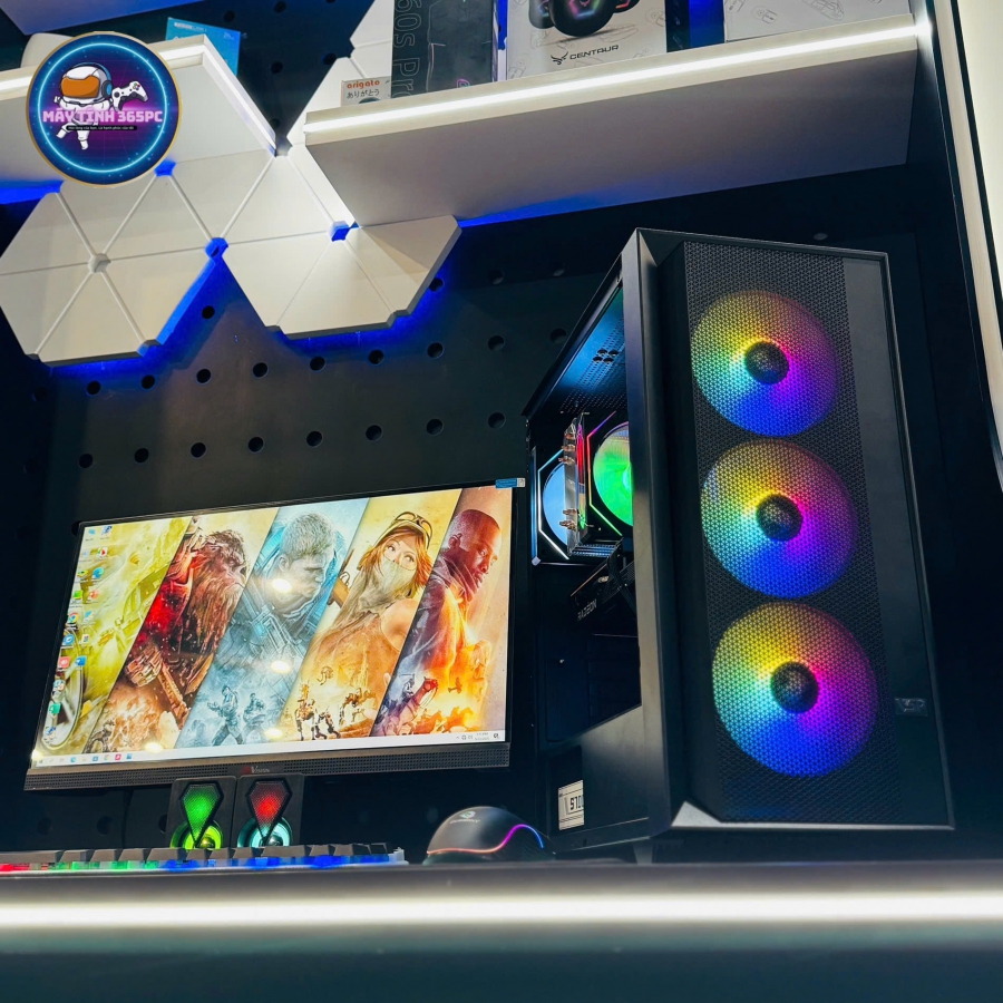 PC GAMING CHƠI GAME H610 | I3 13100F | Ram 16GB | GTX 1060 | SSD 256GB