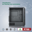 Thùng Máy CASE VSPTECH THINKSTATION P700 FOR GAMING AND WORKSTATION