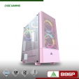 Thùng Máy Case VSPTECH Gaming B86 pink (hồng) (No Fan)