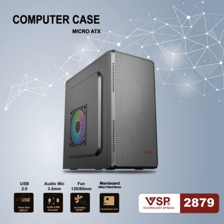 Thùng Máy Vỏ Case máy tính VSP 2879