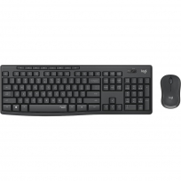 Combo Phím Chuột Không Dây Logitech MK295 Silent Chính Hãng(Đen)