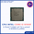 Chip Xử Lý CPU Intel Core i3 10105F (3.7GHz turbo up to 4.4Ghz, 4 nhân 8 luồng, 6MB Cache, 65W) - Tray