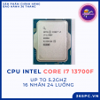 Chip xử lý CPU Intel Core i7 13700F (up to 5.2Ghz, 16 nhân 24 luồng, 30MB Cache, 65W) - Tray