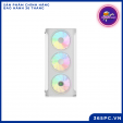 Thùng Máy Case gaming VSPTECH FA 404W trắng kèn 3 fan LED mặt trước