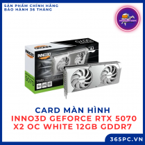 Card màn hình INNO3D GeForce RTX 5070 X2 OC WHITE 12GB GDDR7