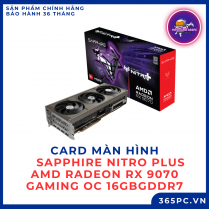 Card màn hình SAPPHIRE NITRO PLUS AMD Radeon RX 9070 GAMING OC 16GB