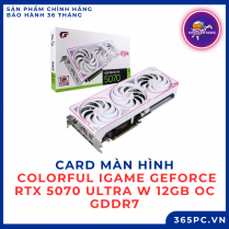 Card màn hình Colorful iGame GeForce RTX 5070 Ultra W 12GB OC GDDR7