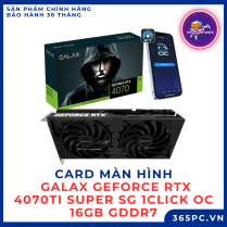 Card màn hình Galax GeForce RTX 4070Ti Super SG 1CLICK OC 16GB GDDR7