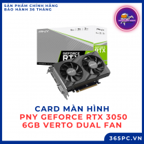 Card màn hình PNY GeForce RTX 3050 6GB Verto Dual Fan