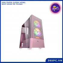 Thùng Máy Case VSPTECH Gaming B86 pink (hồng) (No Fan)