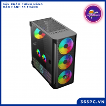  Thùng Pc Case VSPTECH Gaming FA 404B (Tặng 4 Fan RGB)