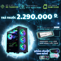 PC GAMING 365 x FLASH  7600X3D / 32GB / 256GB / RTX 4060 8GB )