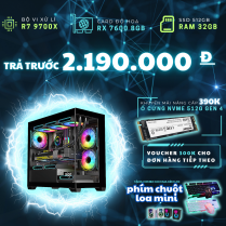 PC GAMING 365 x BATTLE ( Ryzen 7 9700X/ 16GB / 512GB / RX 7600 8GB )