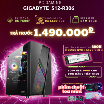 PC GAMING 365 x CHALLENGER ( Ryzen 5 7500F / 32GB / 256GB / RX6600 8GB )
