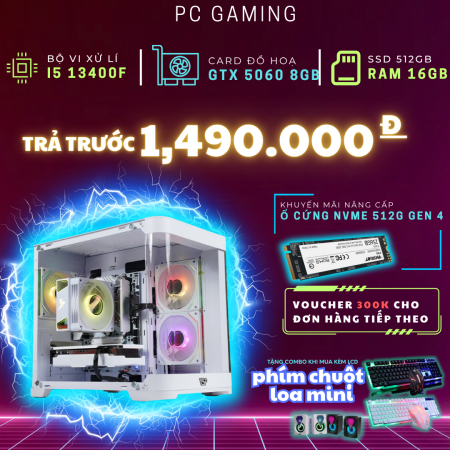 PC  GAMING 365 x CUBI  ( Ryzen 5 7500F / 16GB / 256GB / RX6600 8GB )