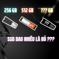 SSD 256GB vs 512GB – Dung lượng nào là đủ khi build PC?