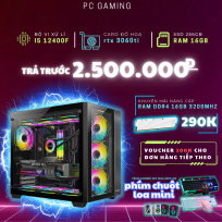 PC GAMING i5 12400F RTX 3060Ti | RAM 16GB | SSD 256GB