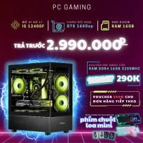 PC GAMING i5 12400F GTX 1660 Super | RAM 16GB | SSD 256GB 