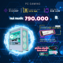 PC GAMING CHƠI GAME H610 | I3 12100F | Ram 16GB | GTX 960 | SSD 256GB