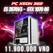 PC XEON 365 DUAL X99 | RAM 128GB | GTX1070 8GB | SSD 500GB