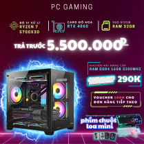 PC Gaming 365 Ryzen 7 5700X3D RTX 4060 | RAM 32GB | SSD 512GB