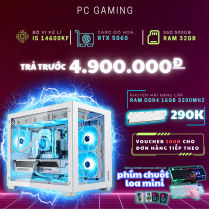 PC GAMING i5 14600KF RTX 5060 | RAM 32GB DDR5 | SSD 500GB