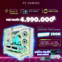 PC GAMING Ryzen 9 7900X3D RTX 3060 | RAM 32GB DDR5 | SSD 500GB 