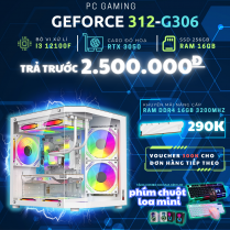 PC GAMING  CHƠI GAME  H610 | I3 12100F | RAM 16GB | RTX 3050 | SSD 256GB