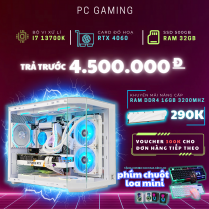 PC ĐỒ HỌA i7 13700K RTX 4060Ti 16GB | RAM 32GB | SSD 500GB