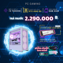 PC GAMING 365 x FLASH  7600X3D | RAM 32GB | SSD 256GB | RTX 4060 8GB 