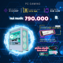 PC GAMING CHƠI GAME H610 | I3 12100F | Ram 16GB | GTX 960 | SSD 256GB