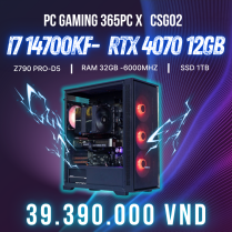 PC GAMING 365 x CSGO2 x ProArt i7 14700KF | RAM 32GB | SSD 1 TB | RTX 4070 12GB