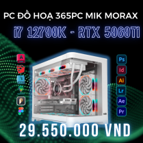 PC ĐỒ HỌA 365 i7 12700K | RTX 5060Ti 16GB | RAM 32GB | SSD 500GB