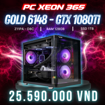 PC XEON 365 Z11PA | RAM 128GB | GTX1080 Ti 11GB | SSD 1TB