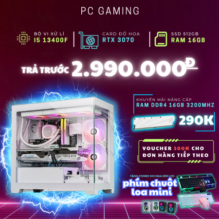 PC GAMING i5 13400F RTX 3070 | RAM 16GB | SSD 256GB 