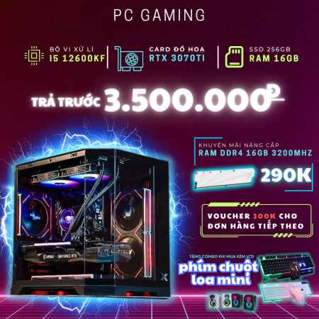 PC GAMING i5 12600KF RTX 3070Ti | RAM 16GB | SSD 256GB