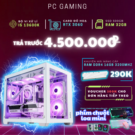PC GAMING I5 13600K RTX 3060 | RAM 16GB | SSD 500GB 