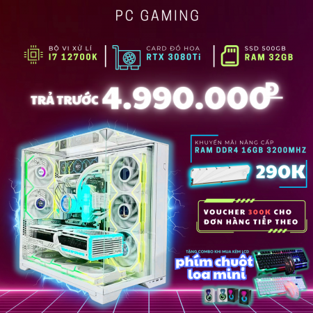 PC GAMING i7 12700K RTX 3080Ti | RAM 32GB | SSD 500GB