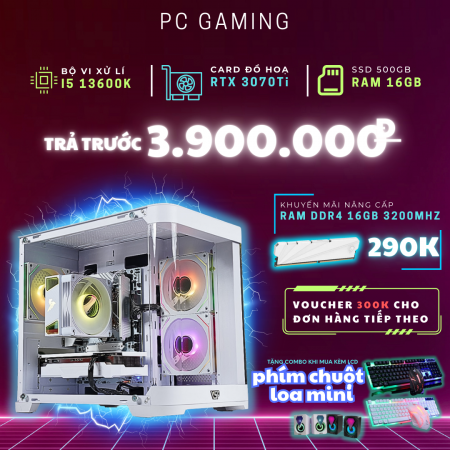 PC GAMING I5 13600K RTX 3070 Ti | RAM 16GB | SSD 500GB