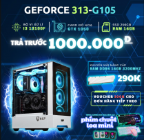 PC GAMING CHƠI GAME H610 | I3 13100F | Ram 16GB | GTX 1050 | SSD 256GB