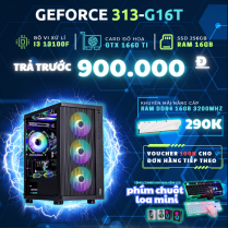 PC GAMING CHƠI GAME H610 | I3 13100F | Ram 16GB | GTX 1660ti| SSD 256GB