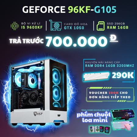 PC GAMING 365 I5 9600KF | RAM 16GB | SSD 256GB | GTX 1050 2GB