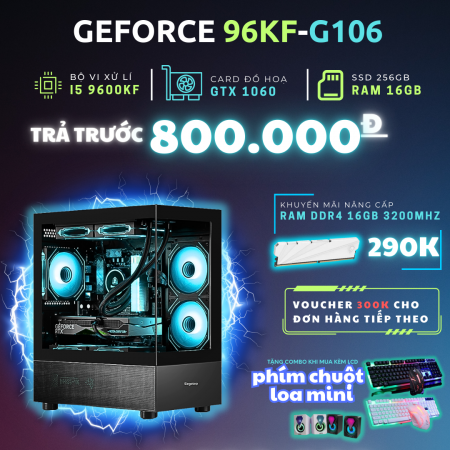 PC GAMING 365 I5 9600KF | RAM 16GB | SSD 256GB | GTX 1060 3GB