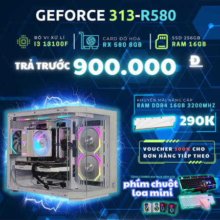 PC GAMING 365 i5 9600KF | RAM 16GB | SSD 256GB | RX 580 8GB 