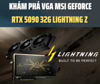 Khám Phá VGA MSI GeForce RTX 5090 32G LIGHTNING Z – Flagship GPU MSI | 365PC