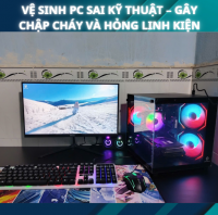 Vệ Sinh PC Sai Kỹ Thuật – Nguyên Nhân Hỏng Linh Kiện